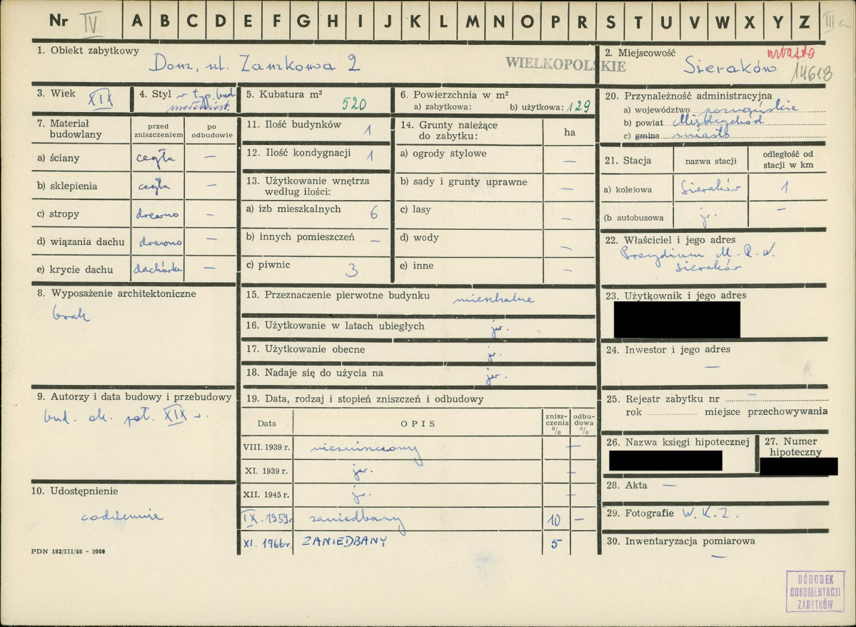 KZ - Karta zielona, skan nr 1