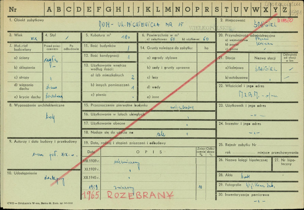 Karta zielona, skan nr 1