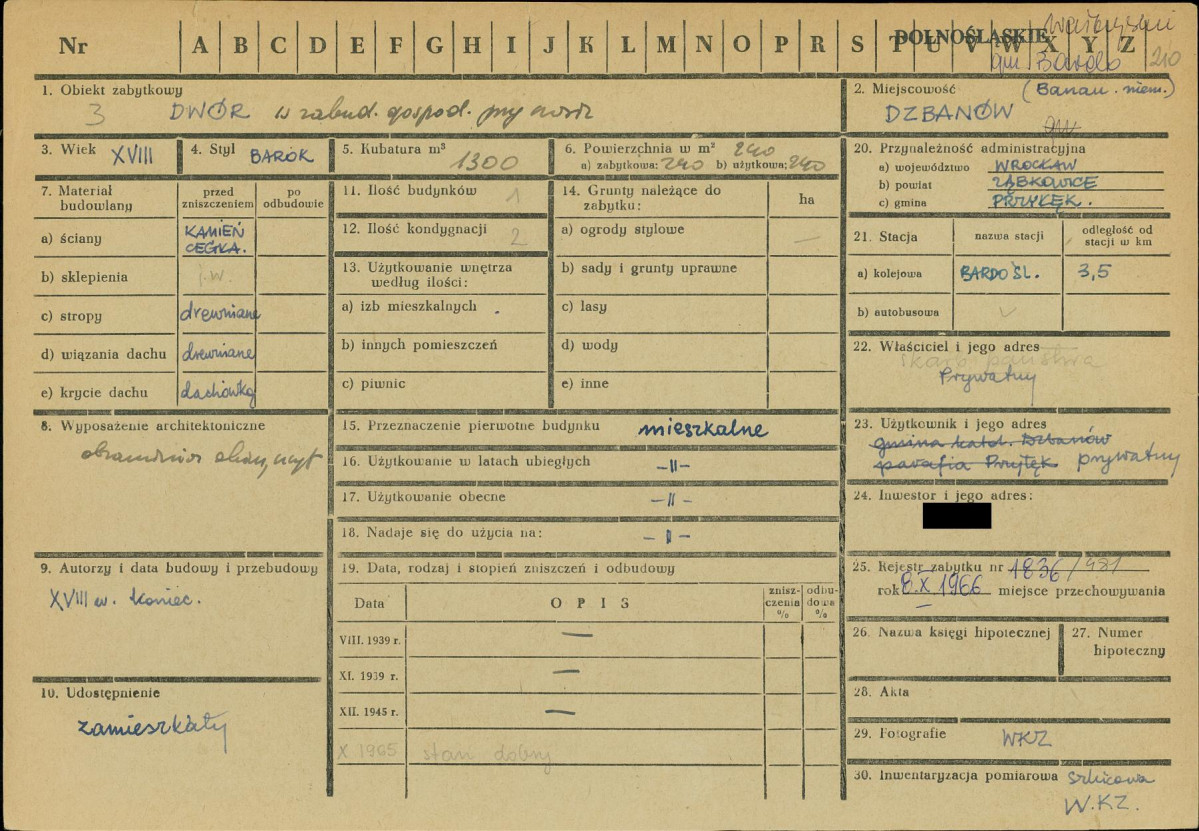 KZ - Karta zielona, skan nr 1