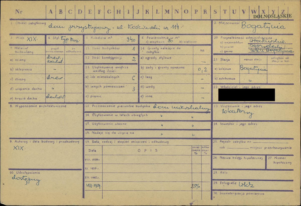 KZ - Karta zielona, skan nr 1