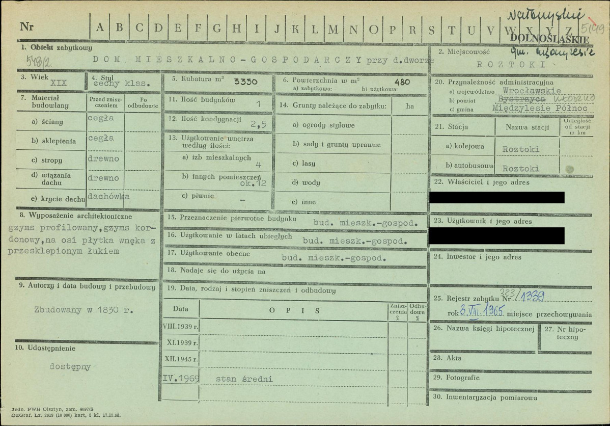 KZ - Karta zielona, skan nr 1