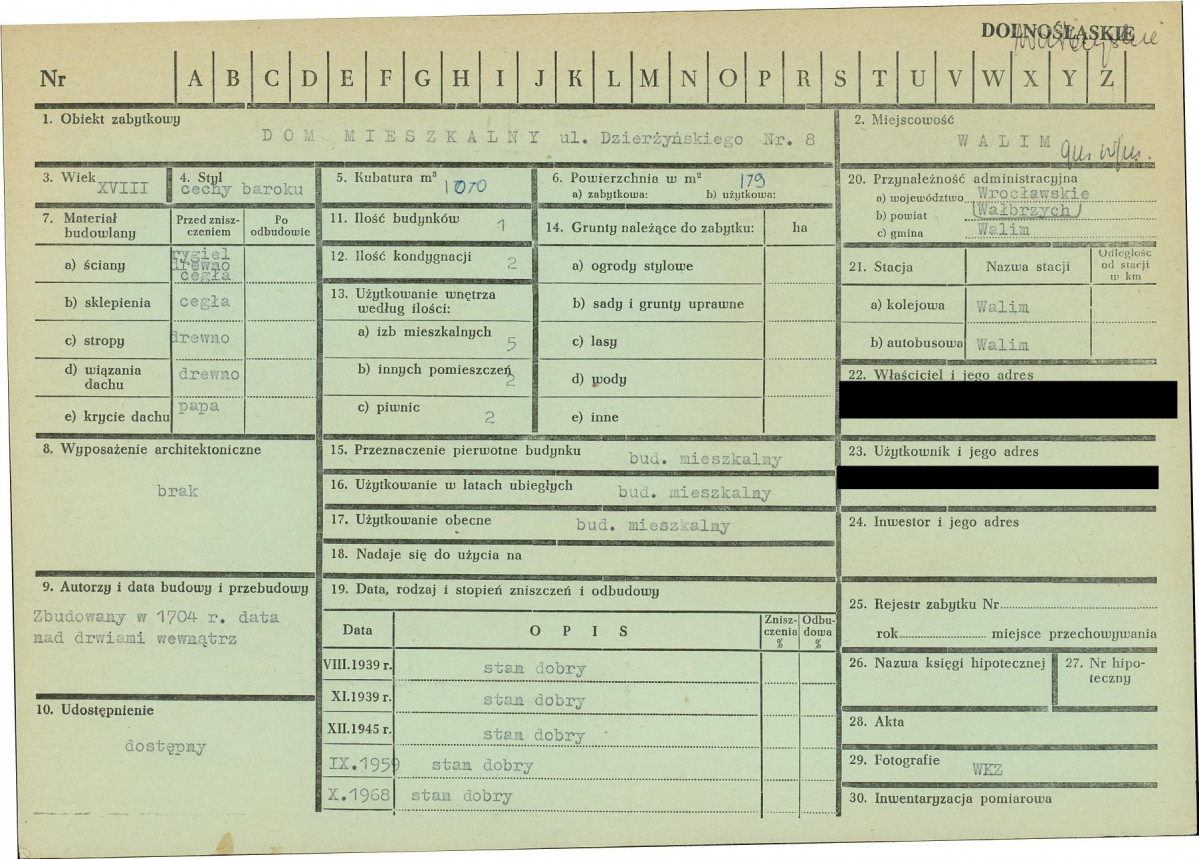 KZ - Karta zielona, skan nr 1