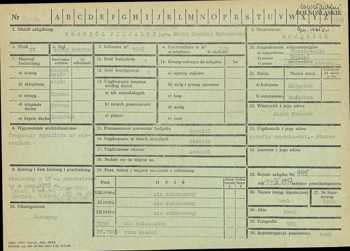 Karta zielona, skan nr 1