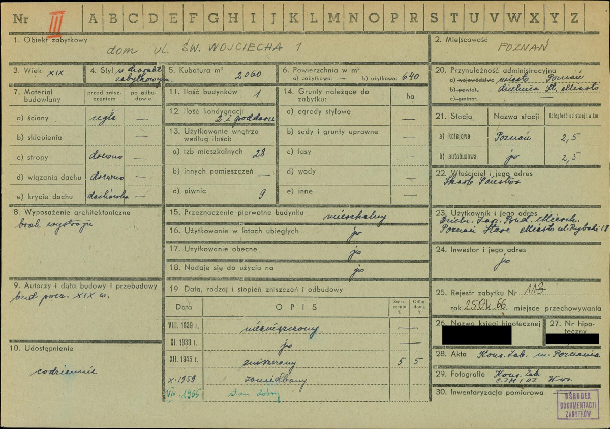 KZ - Karta zielona, skan nr 1