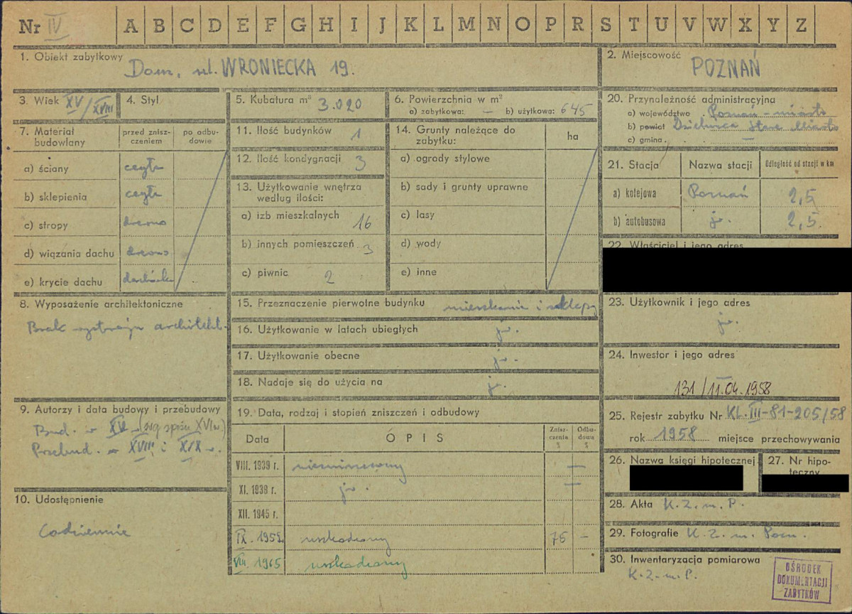 KZ - Karta zielona, skan nr 1