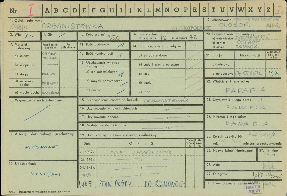 Karta zielona, skan nr 1