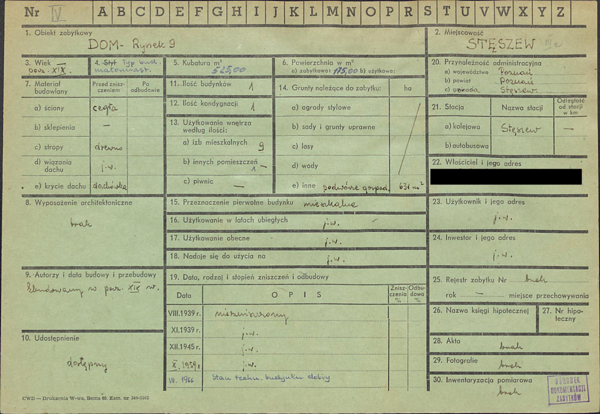 KZ - Karta zielona, skan nr 1