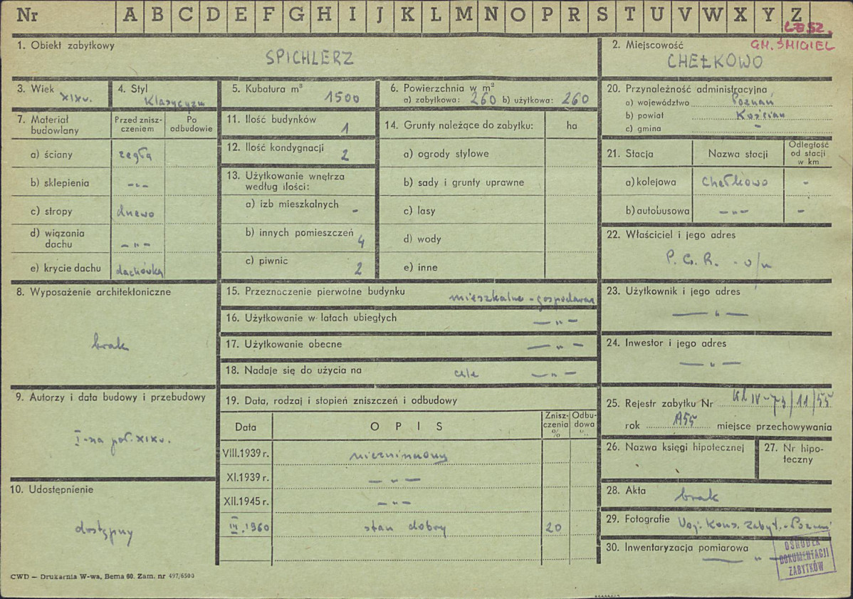 Karta zielona, skan nr 1