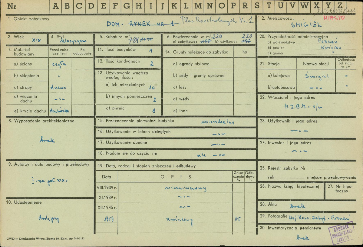 Karta zielona, skan nr 1