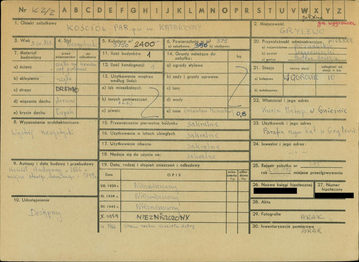 KZ - Karta zielona, skan nr 1