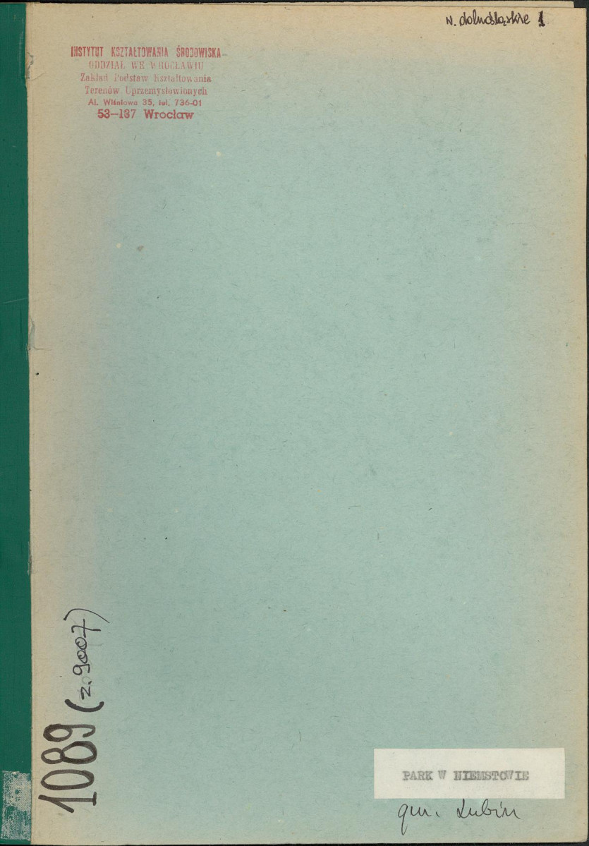 Ewidencja parkowa, skan nr 1