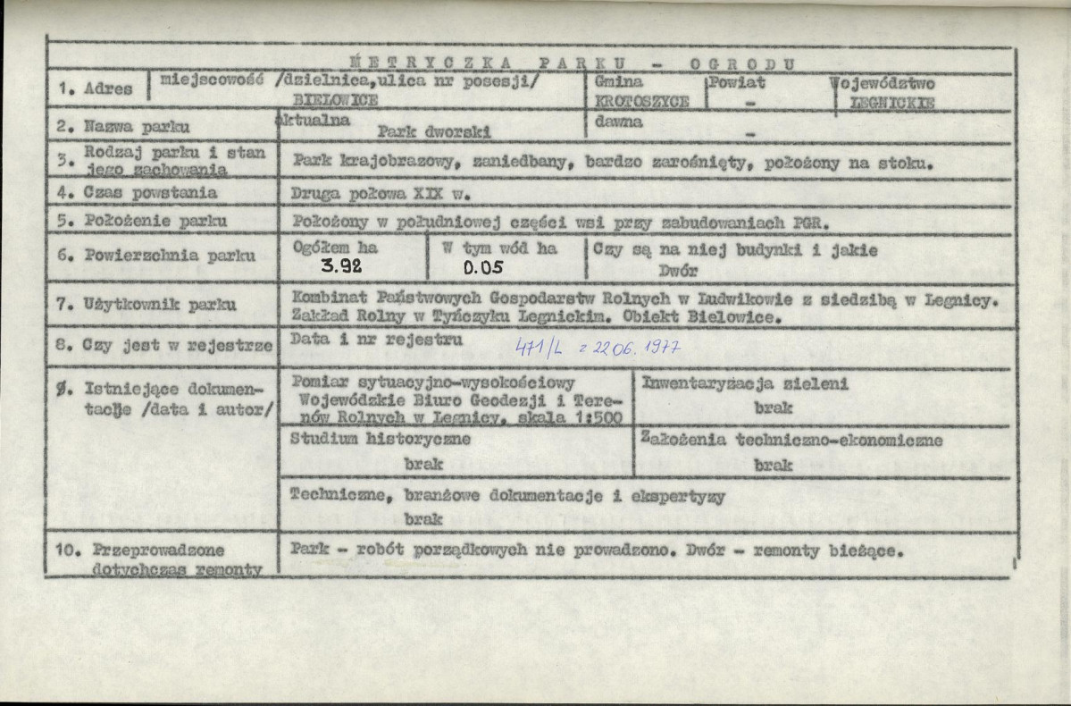 Ewidencja parkowa, skan nr 5