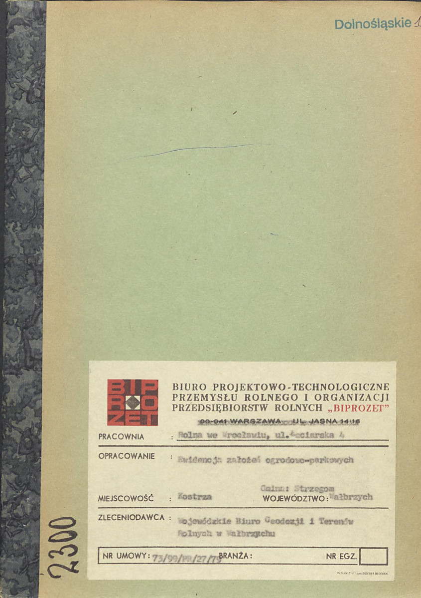 Ewidencja parkowa, skan nr 1