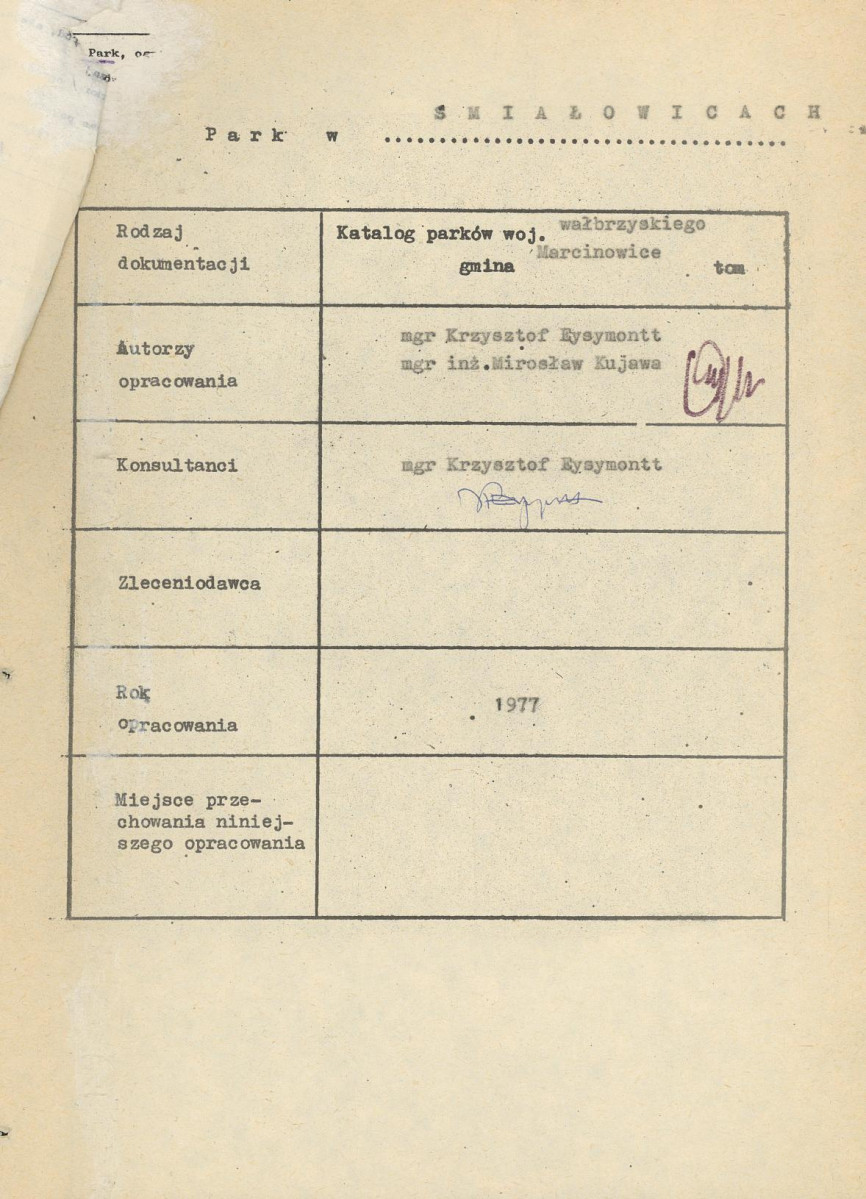 Ewidencja parkowa, skan nr 3