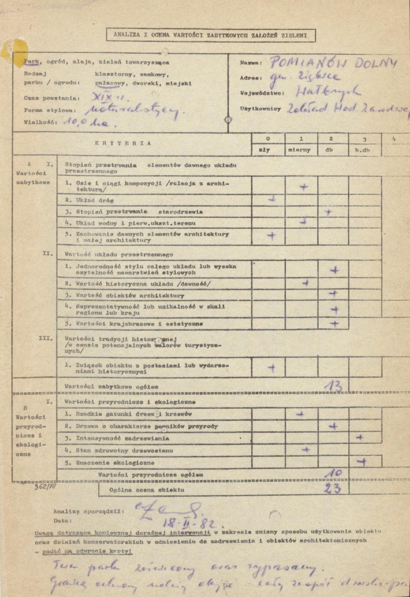 EP - Ewidencja parkowa, skan nr 3