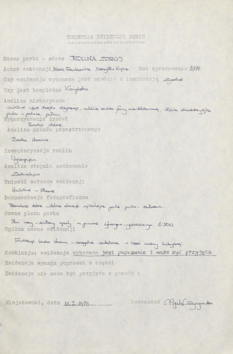 Ewidencja parkowa, skan nr 6