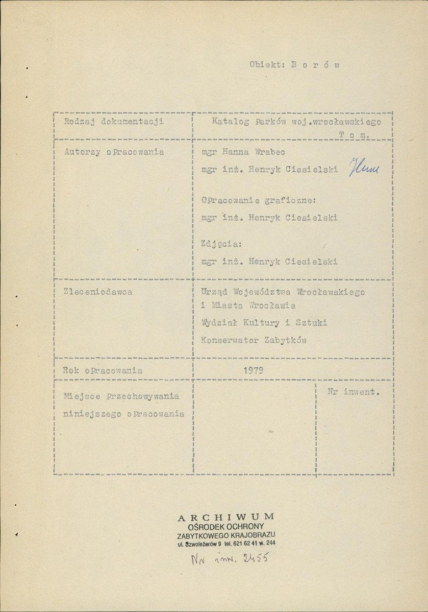 Ewidencja parkowa, skan nr 5