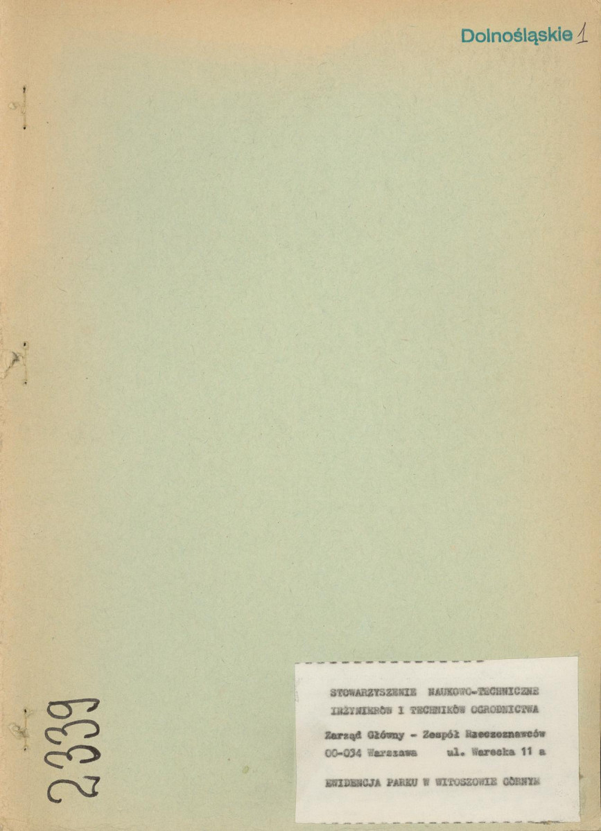 Ewidencja parkowa, skan nr 1