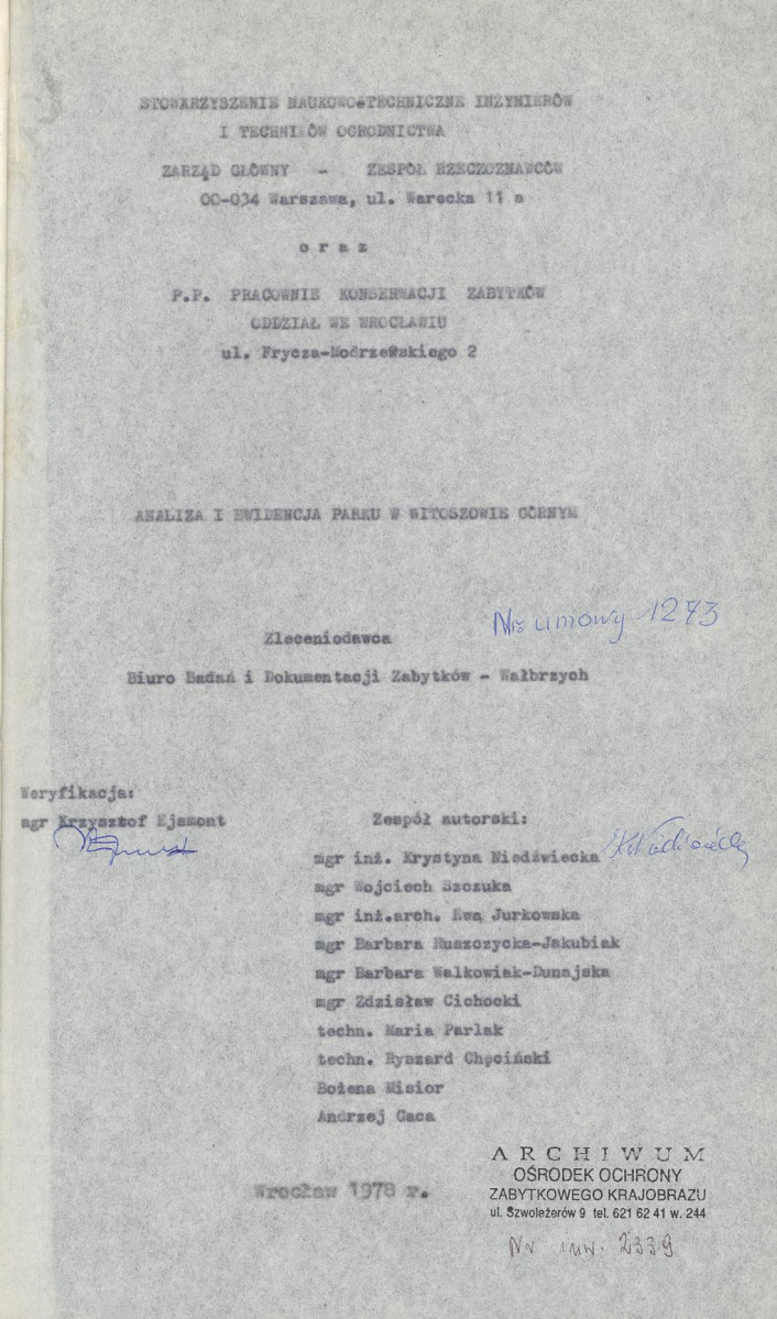 Ewidencja parkowa, skan nr 5