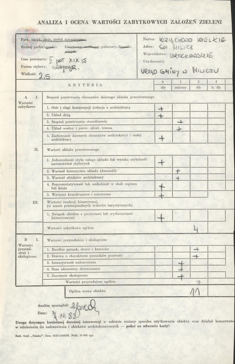 Ewidencja parkowa, skan nr 3