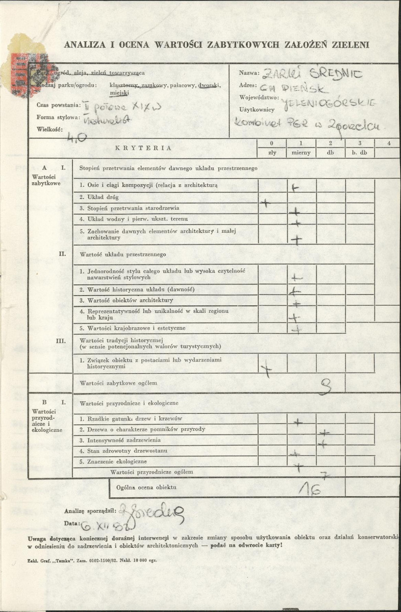 EP - Ewidencja parkowa, skan nr 3