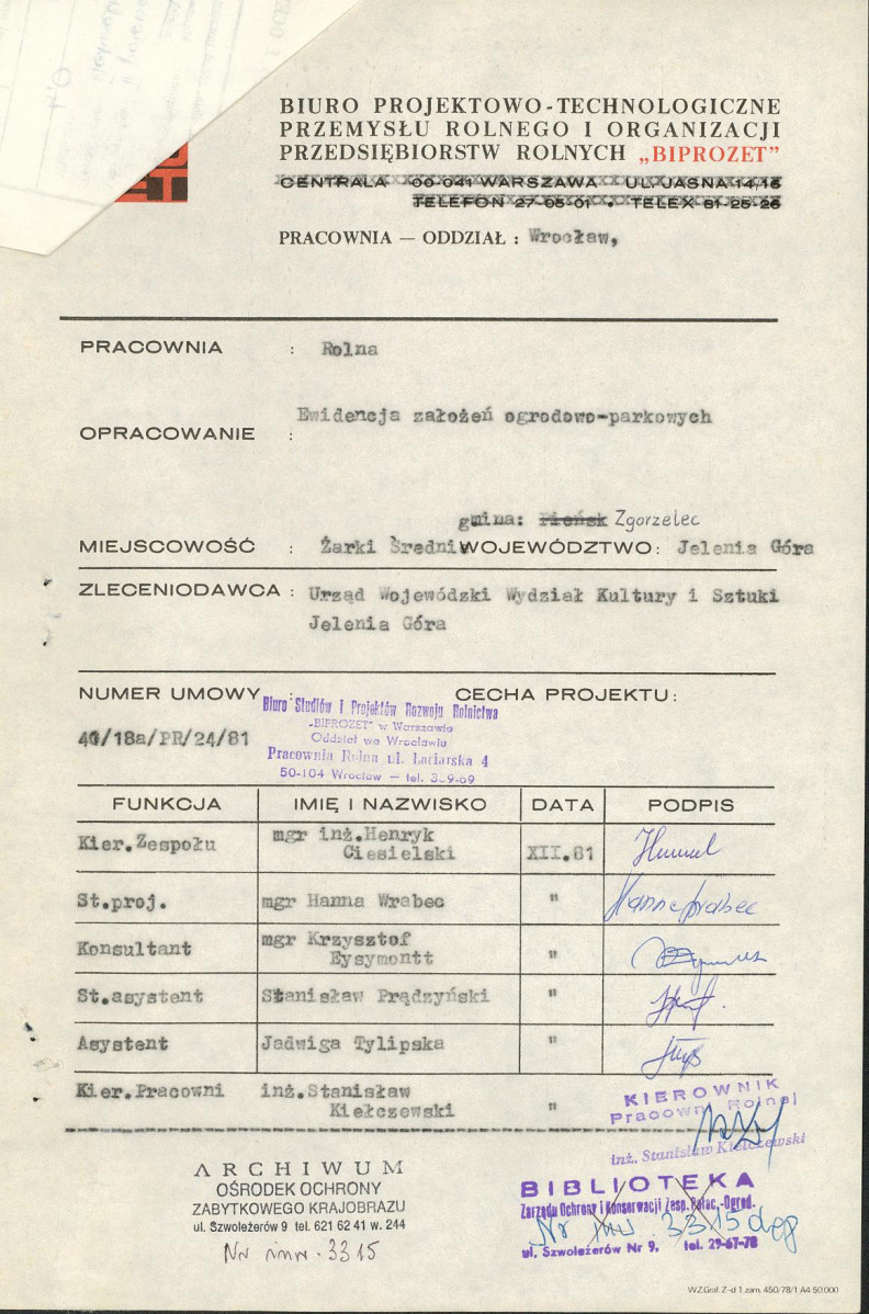EP - Ewidencja parkowa, skan nr 4