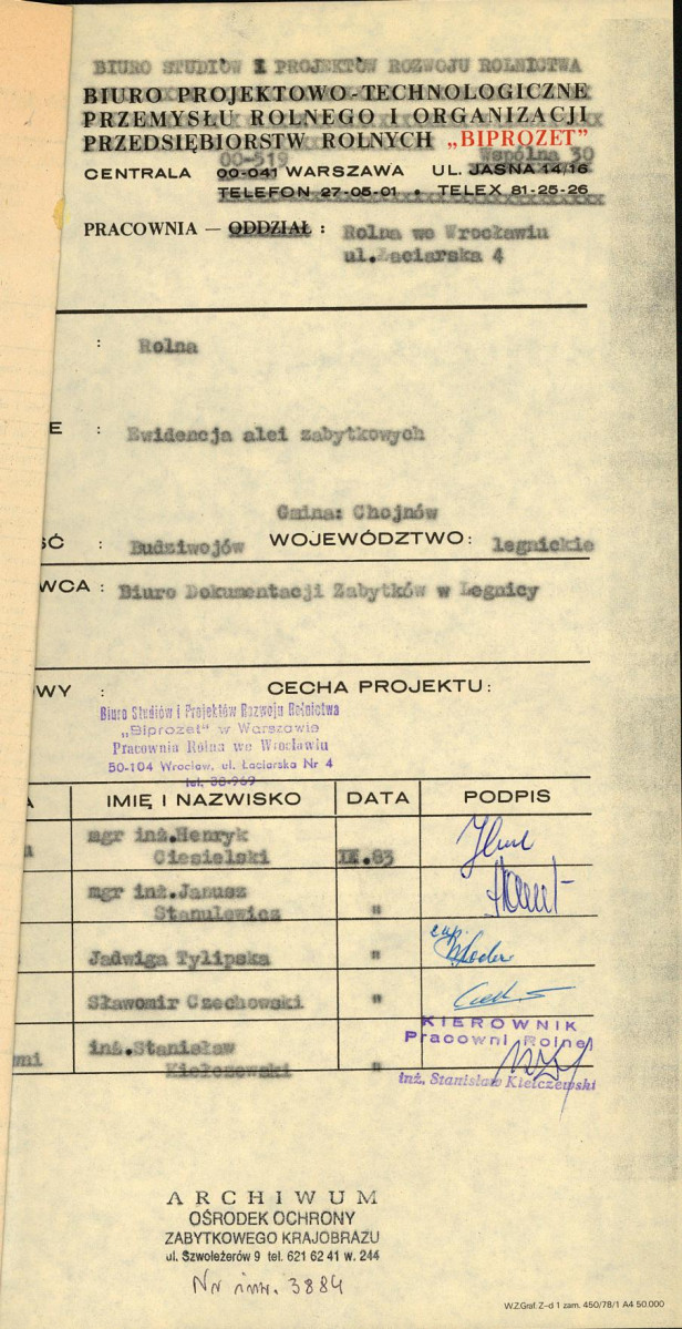 Ewidencja parkowa, skan nr 4