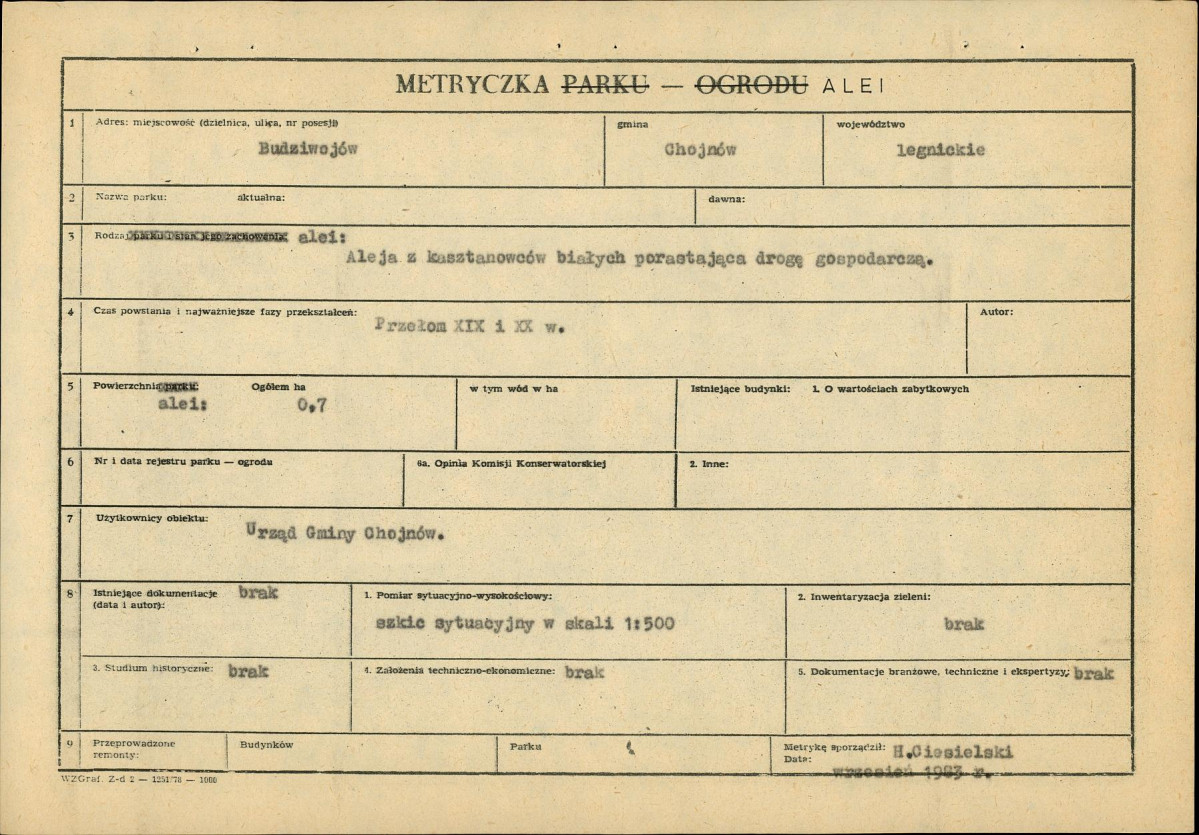 Ewidencja parkowa, skan nr 5