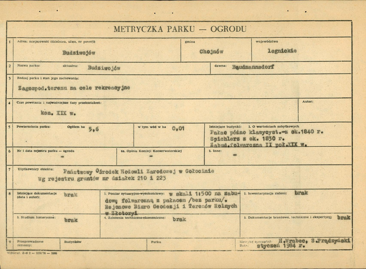Ewidencja parkowa, skan nr 5