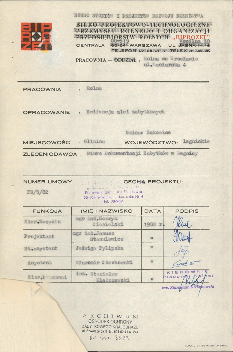 Ewidencja parkowa, skan nr 4