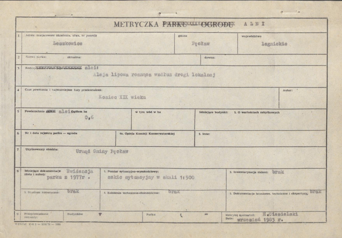Ewidencja parkowa, skan nr 5