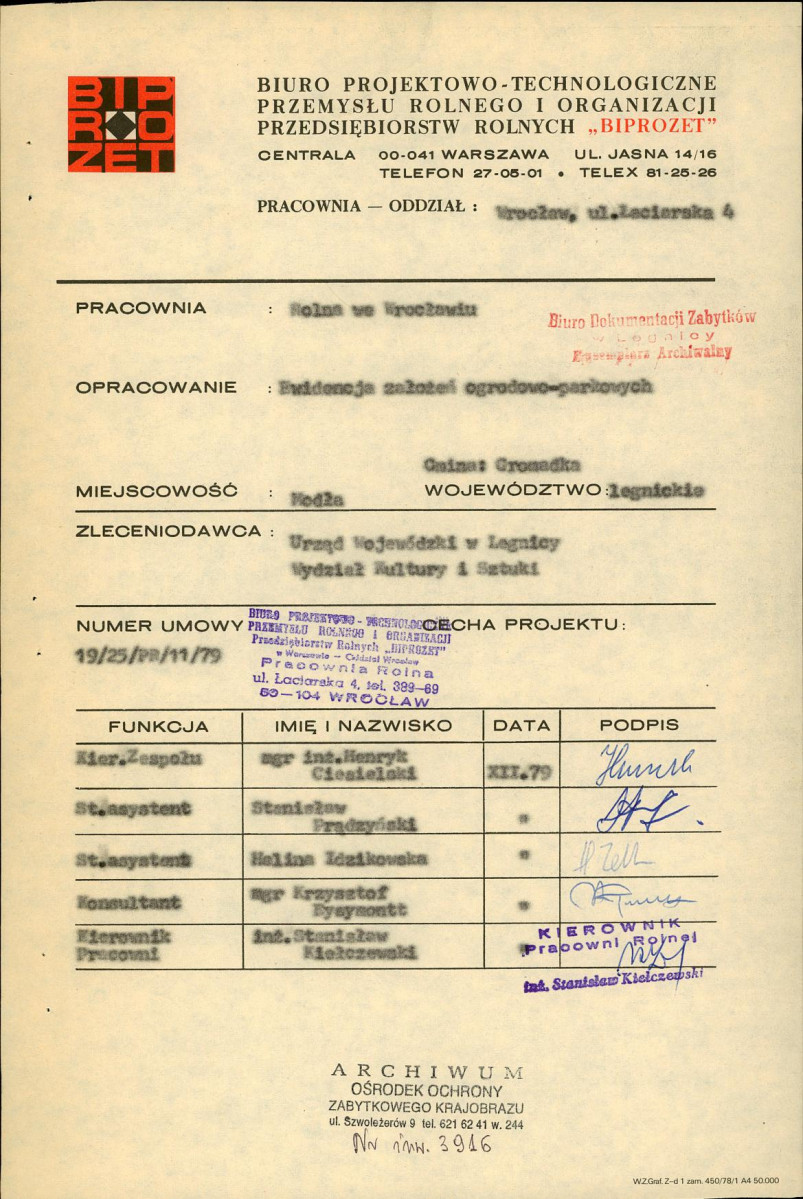 EP - Ewidencja parkowa, skan nr 4