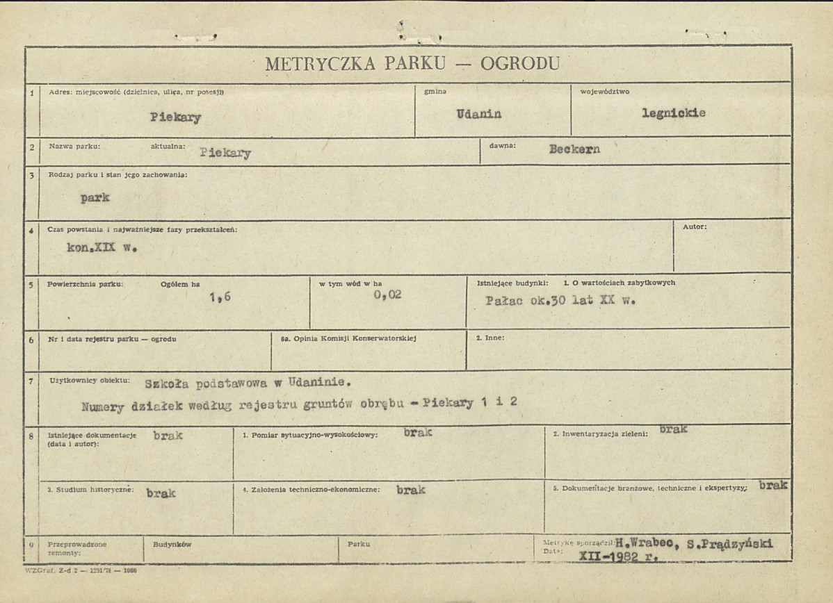 Ewidencja parkowa, skan nr 5