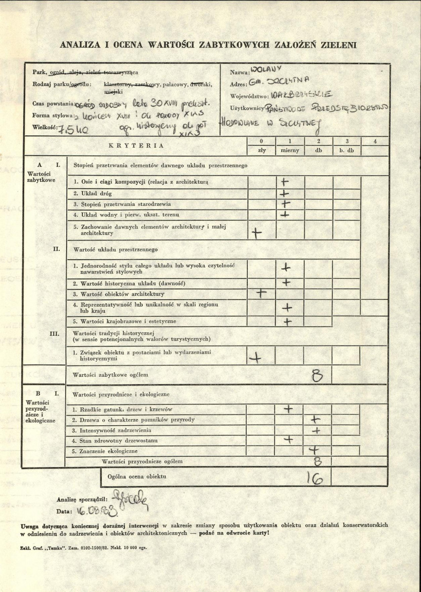 Ewidencja parkowa, skan nr 3