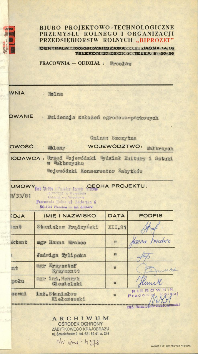 Ewidencja parkowa, skan nr 4