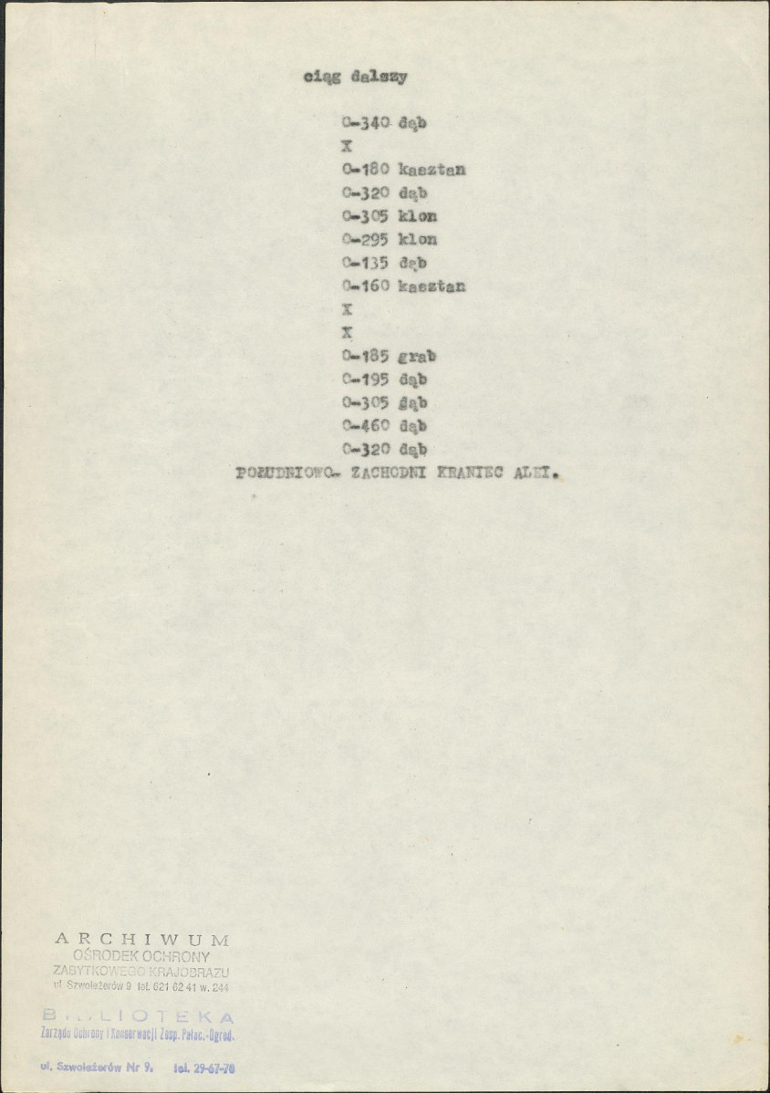 Ewidencja parkowa, skan nr 2