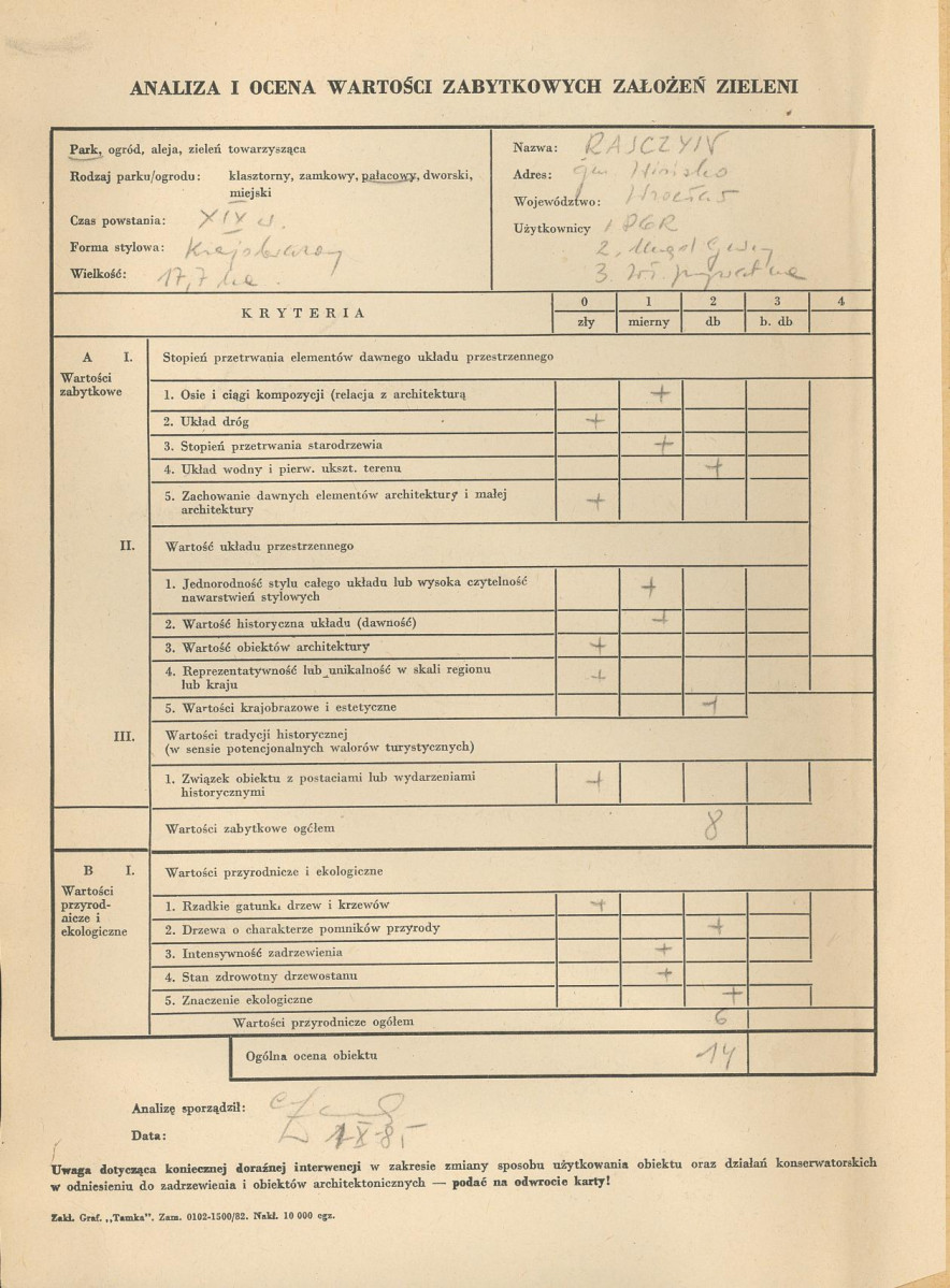 Ewidencja parkowa, skan nr 2
