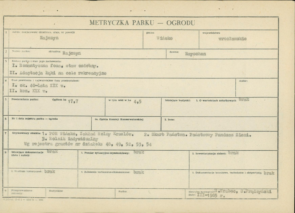 Ewidencja parkowa, skan nr 5