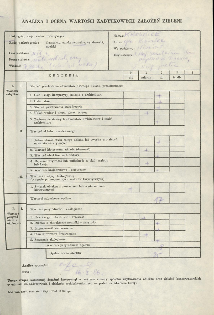 EP - Ewidencja parkowa, skan nr 3