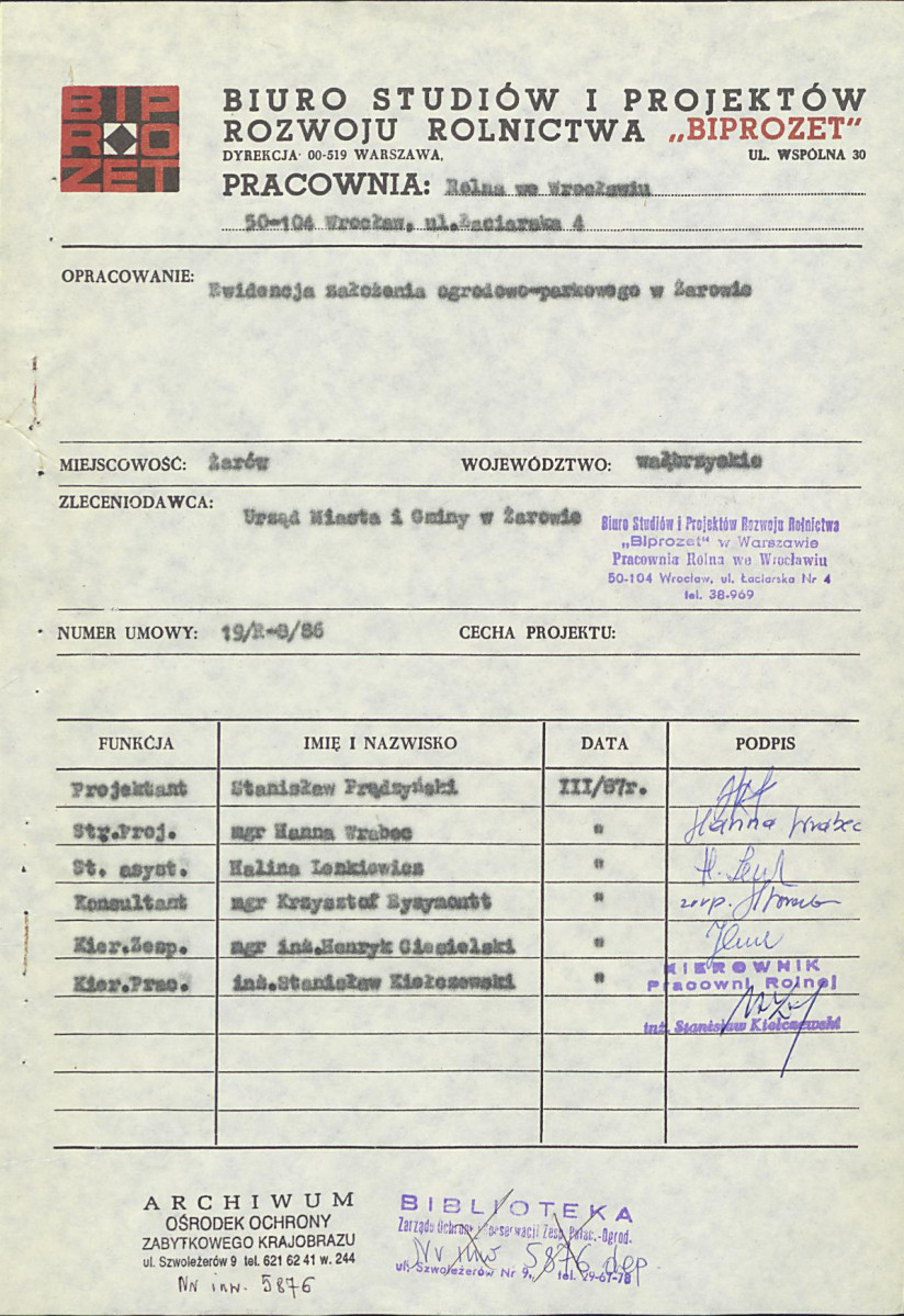 Ewidencja parkowa, skan nr 4