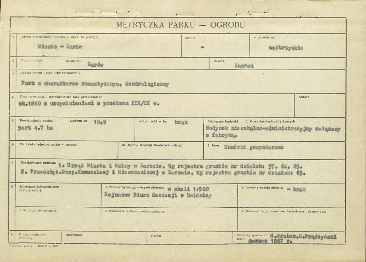 Ewidencja parkowa, skan nr 5