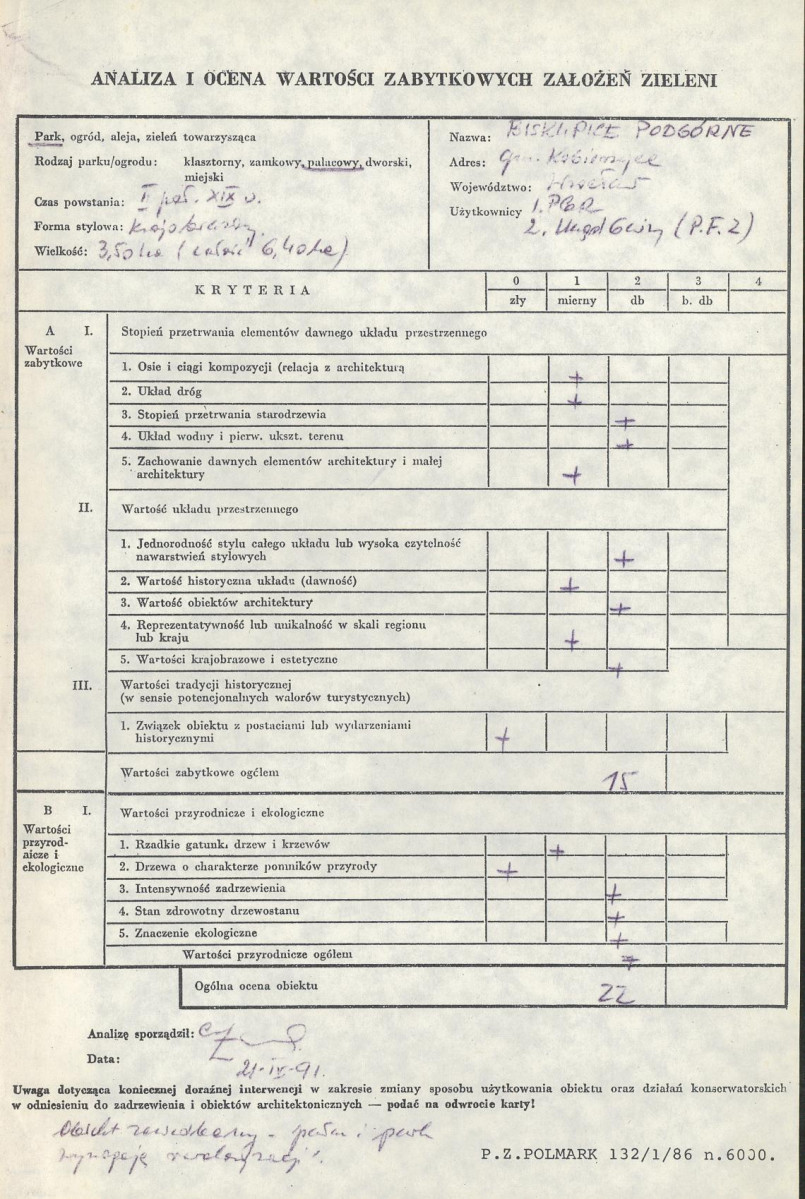 Ewidencja parkowa, skan nr 3
