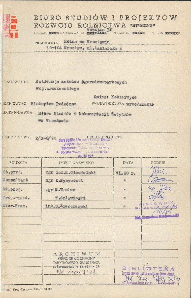 Ewidencja parkowa, skan nr 4