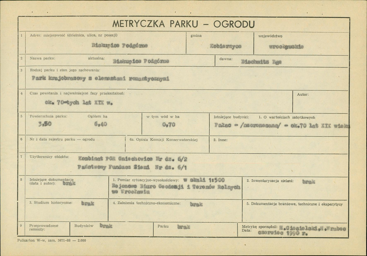 Ewidencja parkowa, skan nr 5