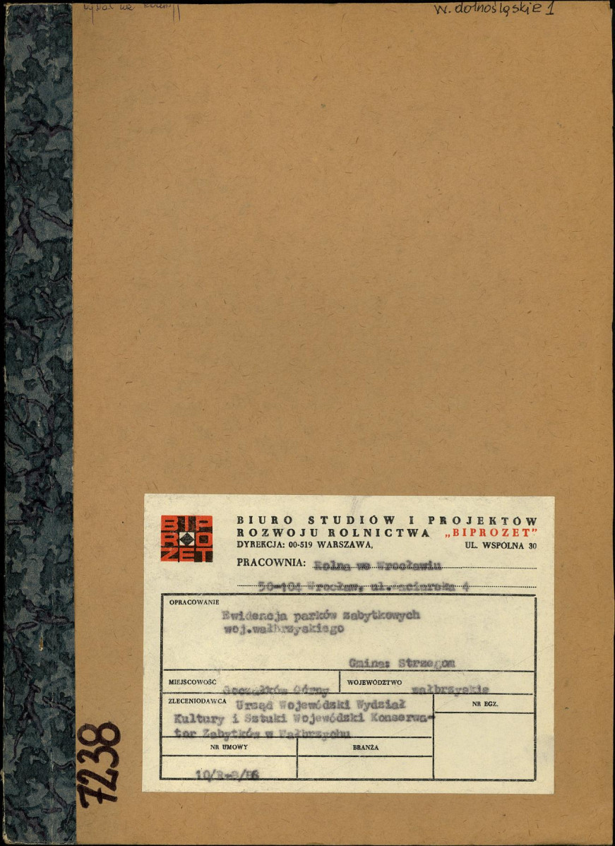 Ewidencja parkowa, skan nr 1