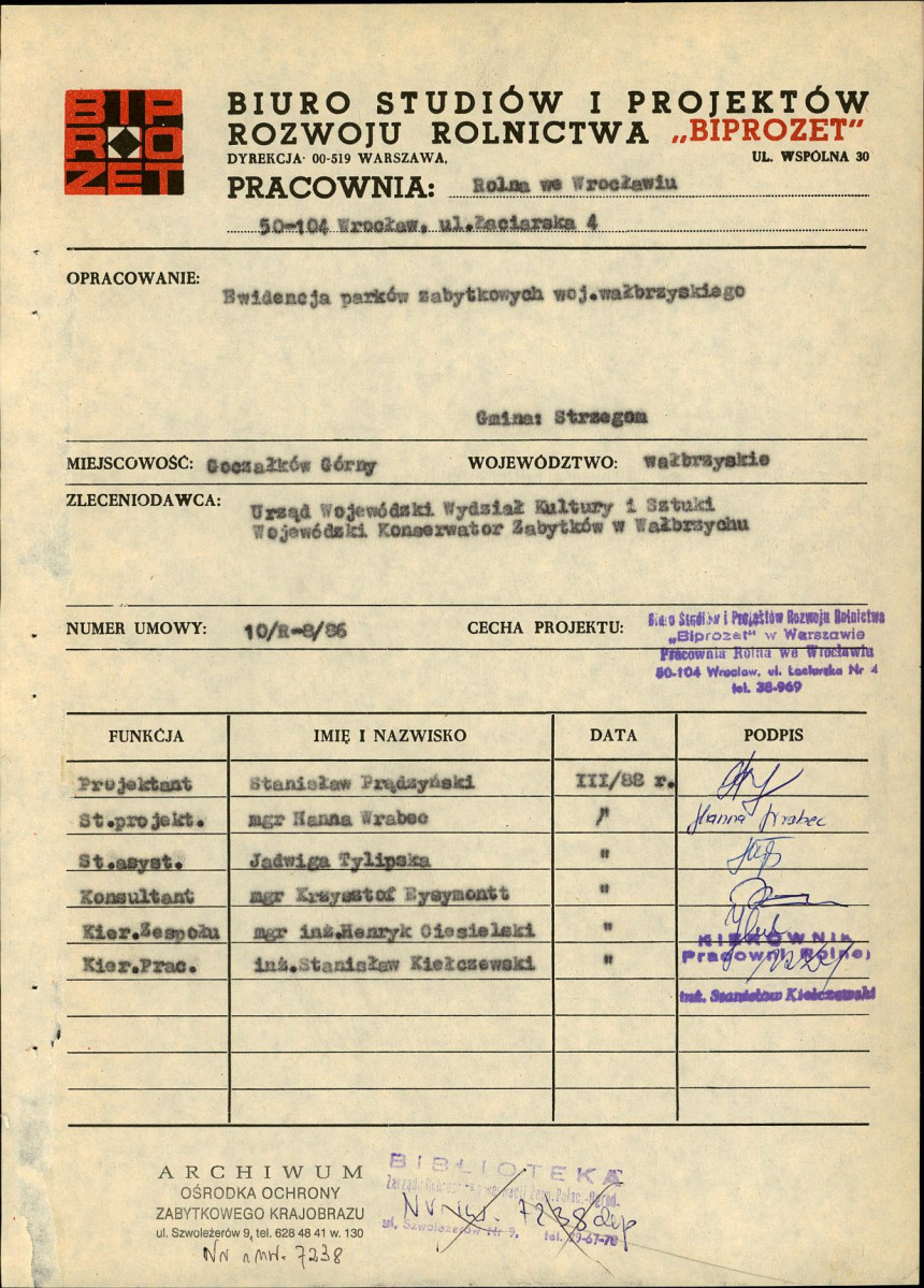 Ewidencja parkowa, skan nr 4
