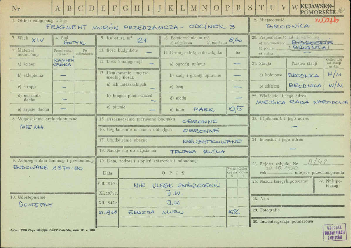 KZ - Karta zielona, skan nr 1
