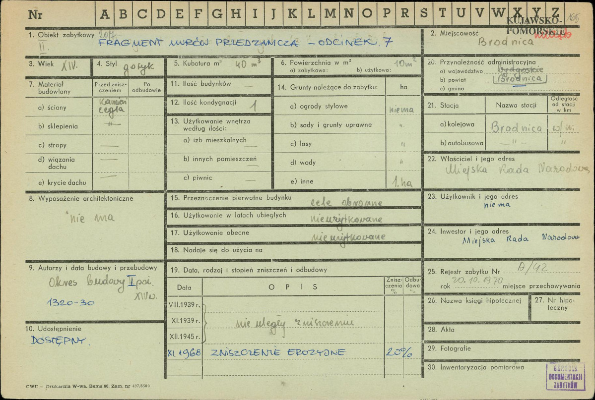 KZ - Karta zielona, skan nr 1