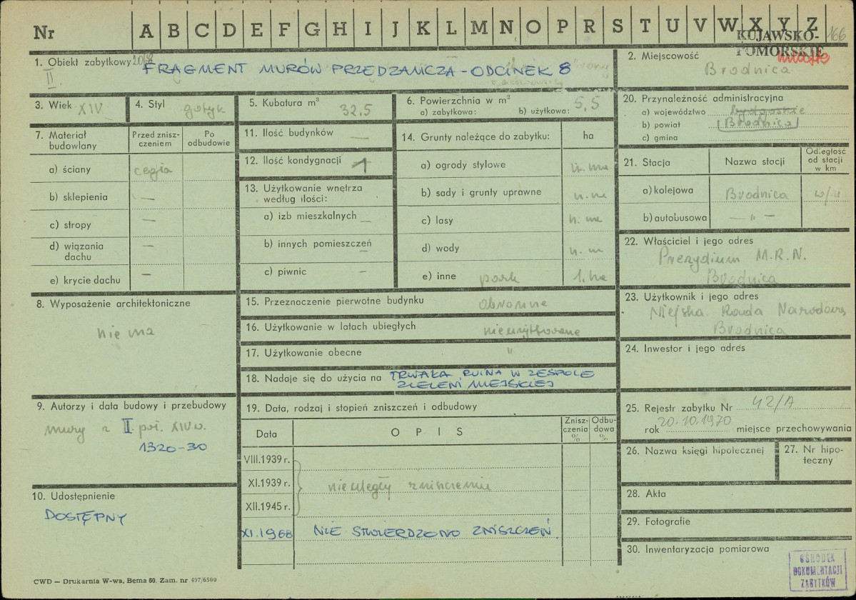 KZ - Karta zielona, skan nr 1