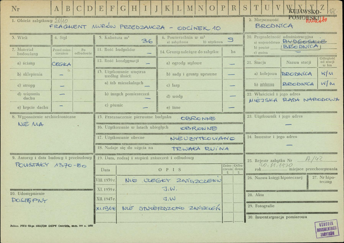 KZ - Karta zielona, skan nr 1